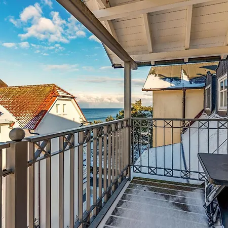 דירה Fewo-nordlicht-in-binz-2-raum-bis-4-pers-direkt-am-strand-meerblick-aufzug-wallbox-hund